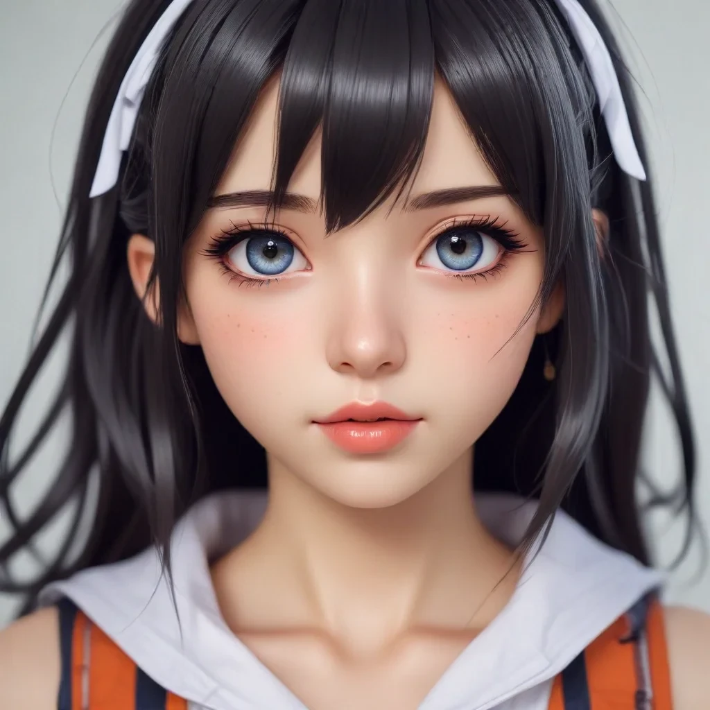 anime cost play ultra realistic beautiful young girl