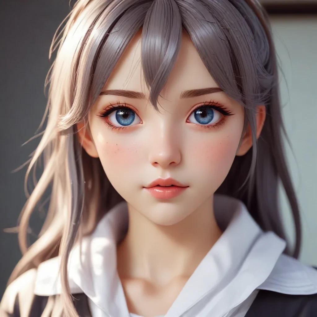 anime cost play ultra realistic beautiful young girl