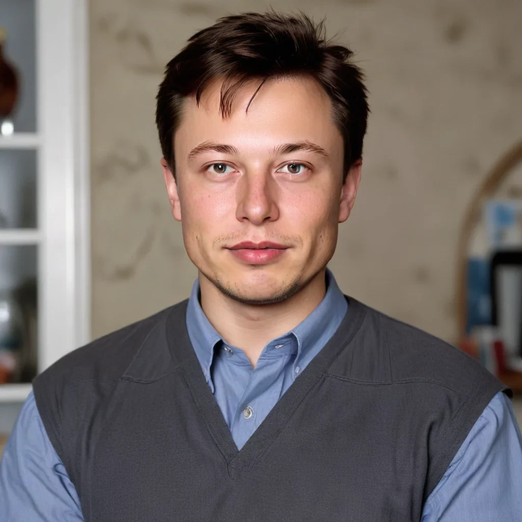 young elon musk