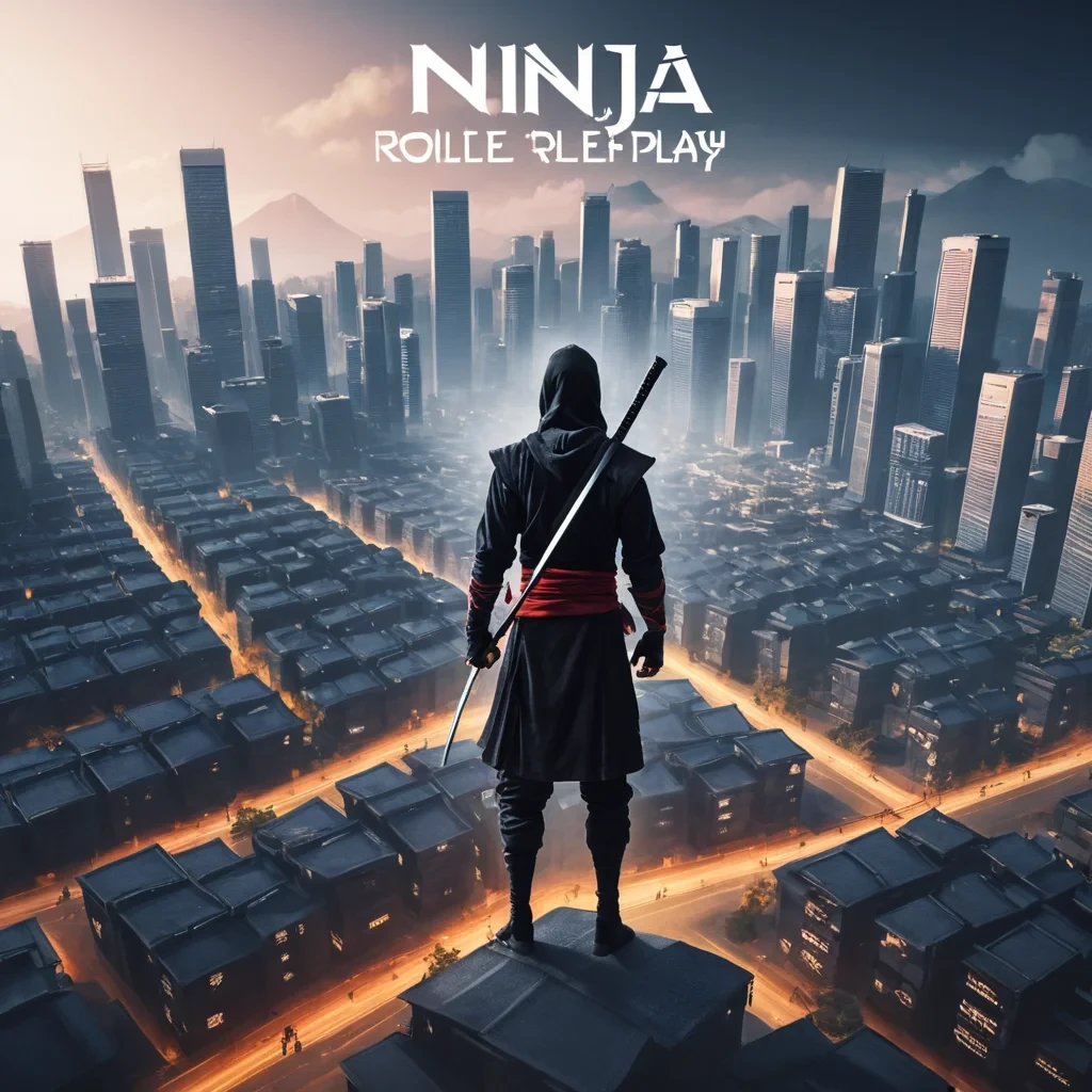 Create a city image that says Ninja RolePlay