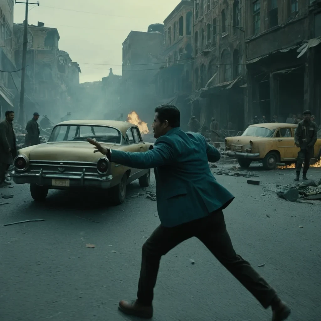 dynamic scene from movie