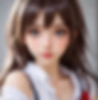 anime cost play ultra realistic beautiful young girl