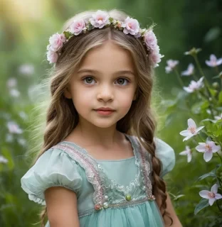 a little girl named fairy tale, very tatlo and cute