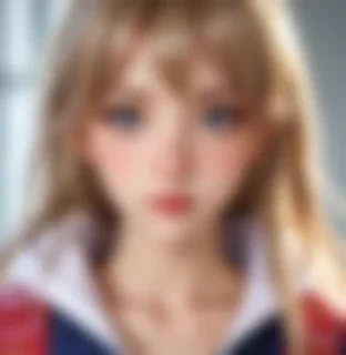 anime cost play ultra realistic beautiful young girl