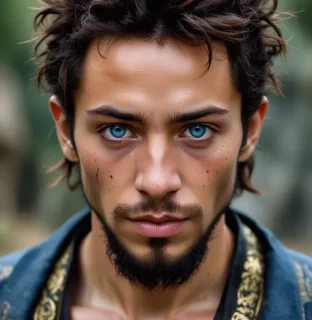 detail, photo, cinscene, dreamwalking selassie sounds like an intriguing and visually striking character—a blend of power, humor, and rebellion. his unique backstory as a wannabe assassin who manages to look intimidating while also maintaining a humorous side gives him a relatable and compelling dynamic. kung fu expertise: his martial arts prowess adds depth to his abilities, suggesting that his fighting style is not only brutal but also highly disciplined and strategic. as he can move like ninja. he wheres a dwarf crafted armor made by dwarves with gold emblem bowa on it adds a mystical and almost mythical element to his character, with craftsmanship that speaks to his status and strength. the bowa logo ties him to his rebellious side and hints at a deeper connection with his kung fu roots. his brown hair and piercing blue eyes, combined with his battle scarred skin, create an iconic look that both frightens and fascinates. this adds an air of mystery and wisdom to his persona, a