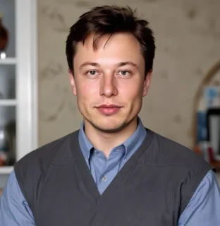 young elon musk